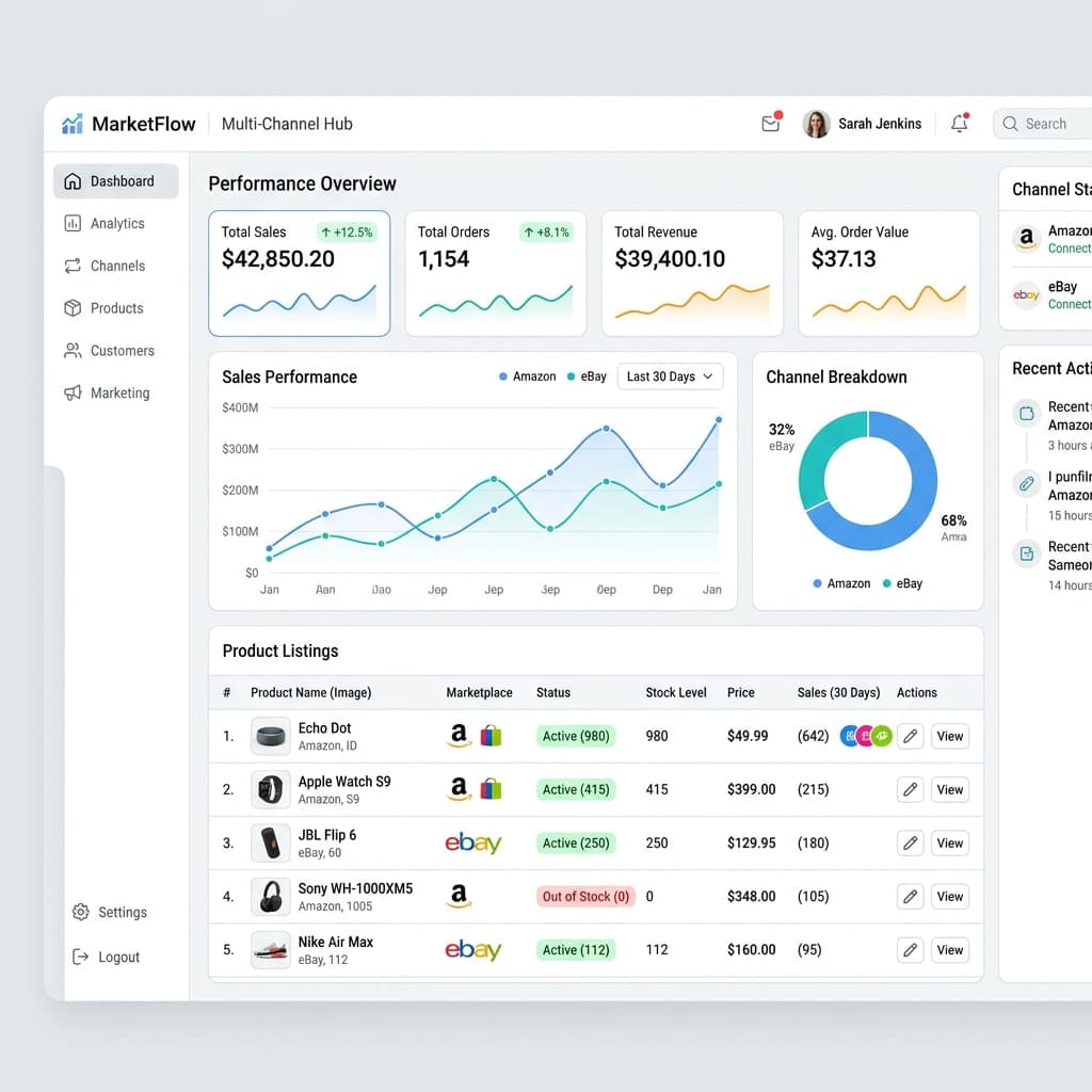 Sell on marketplaces